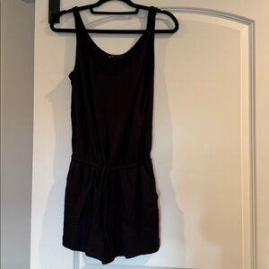 Gibson Black Sleeveless Romper